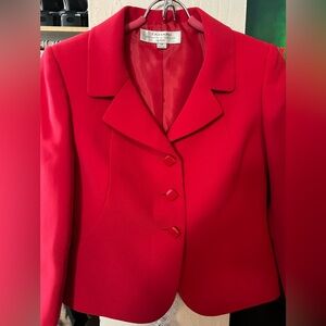 Tahari Vibrant Red Women's Blazer